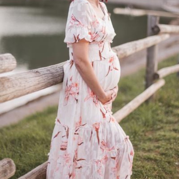 Blue Floral maxi SOLD - Picture 14 of 14